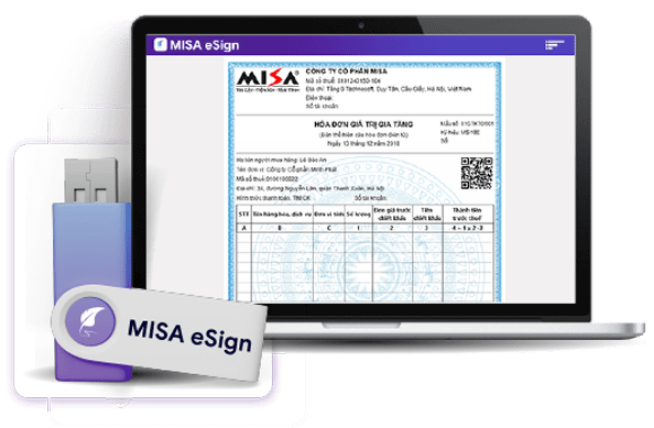 MISA eSign - CHỮ KÝ SỐ KÈM USB TOKEN